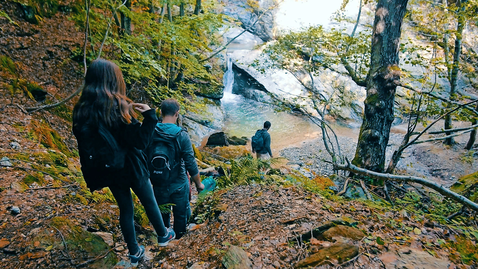 Hiking By Pelion Scout